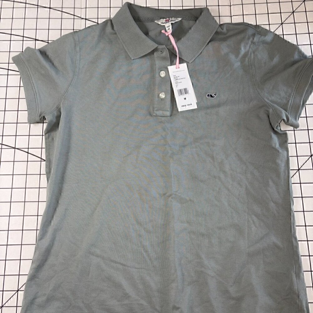 Vineyard Vines Green Fitted Polo Short Sleeve Tee